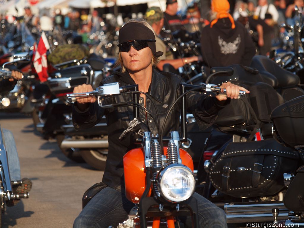 Download this Woman Biker Sturgis picture