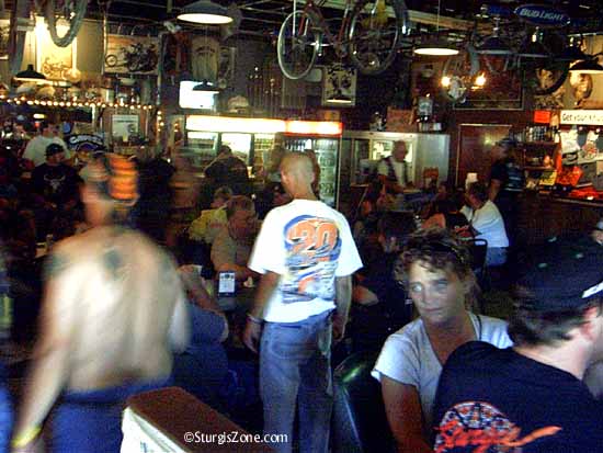 Sturgis bar scene
