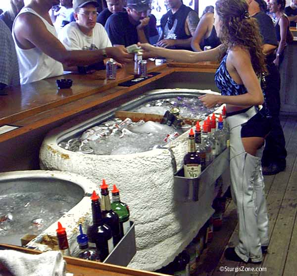 Sturgis barmaid