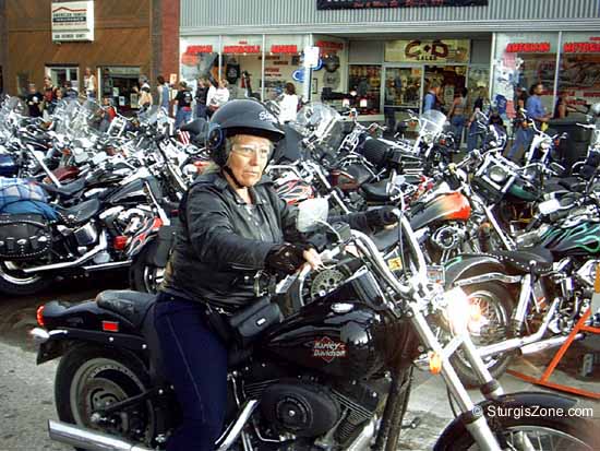 Another female biker