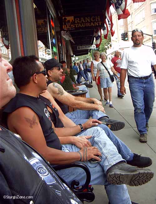 Sturgis biker tourists