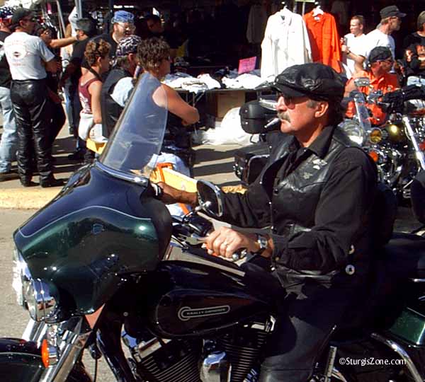 Sturgis Rally Leather cap biker