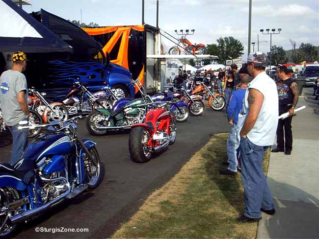 Bike display at Sturgis SD