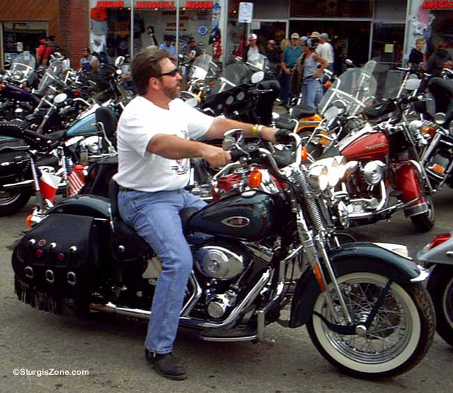 Amongst Sturgis Harleys