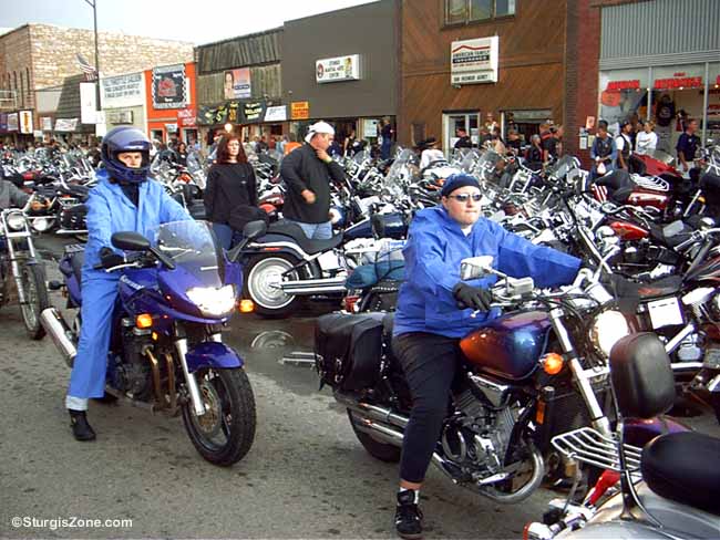 Motorcycle Rain Gear at Sturgis SD