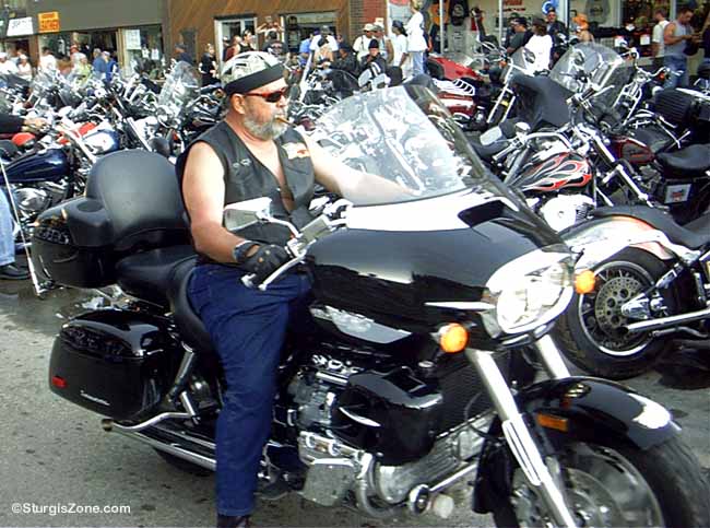 Cigar smoking at Sturgis SD