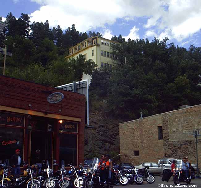 Clap board house in Deadwood