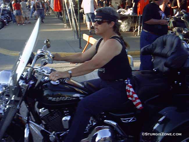 No Sturgis Walking Cane Needed