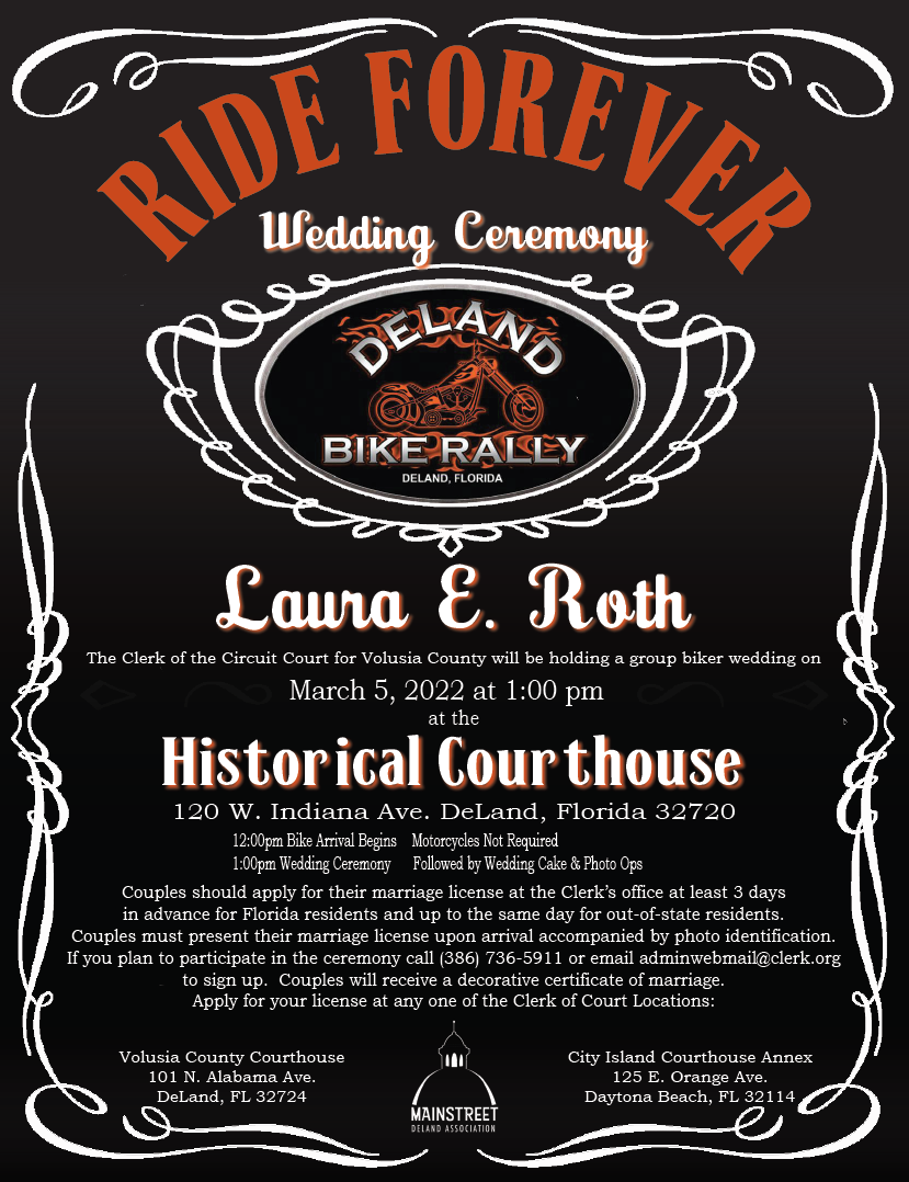 Ride Forever Wedding Ceremony