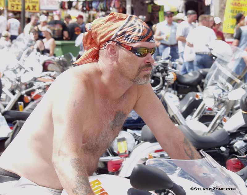 gray biker