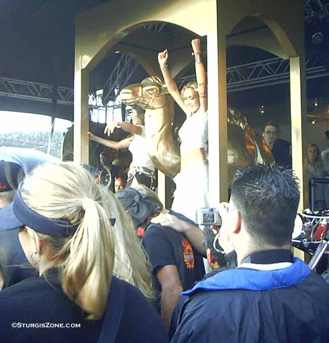 Sturgis Party Girl Dancing