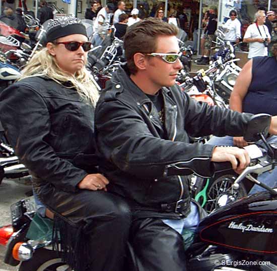In Full Leather at Sturgis