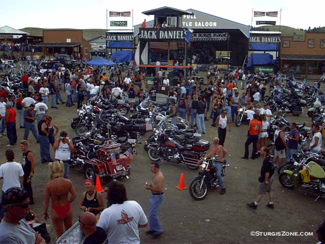 Sturgis bikers at the Full Throttle