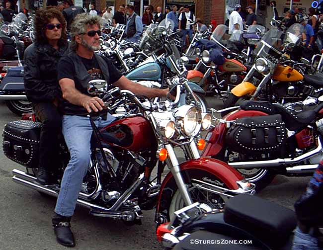 Sturgis Pictures of Cool Biker Couple