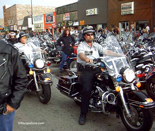 Motorcycle Cops at Sturgis SD