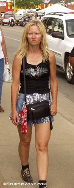 Sultry Blonde Walk
