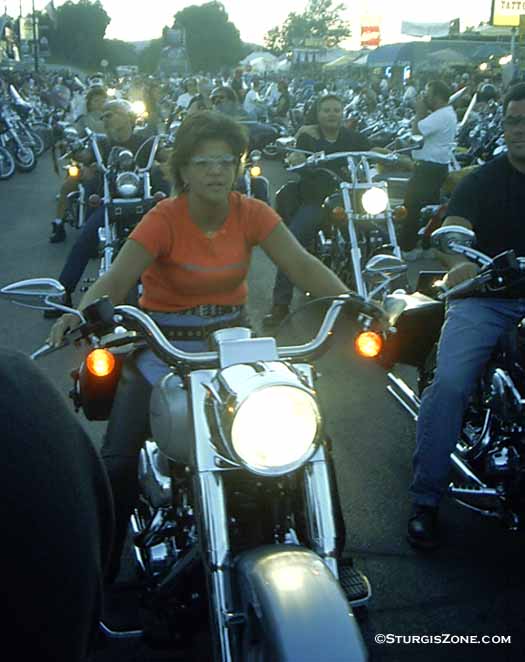 Woman Motorcycle Rider