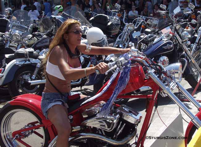 Sturgis Woman Biker