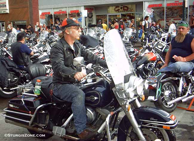 Dark Blue Harley